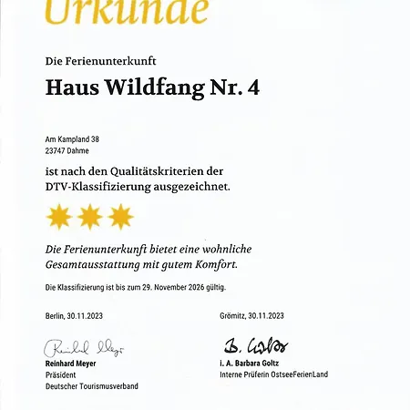 Haus Wildfang 4 Apartment Dahme (Schleswig-Holstein)